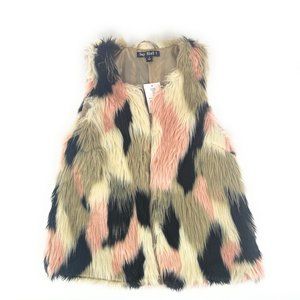 Say What Pinkmult Fur Vest